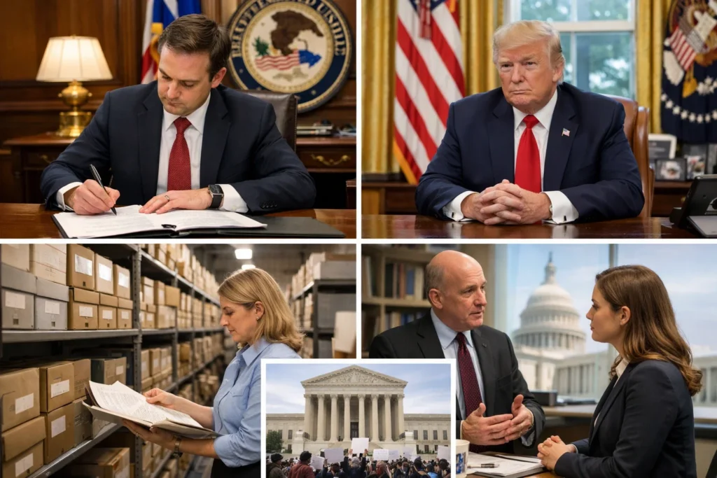 Justice Department Says Presidential Records Act Is Unconstitutional