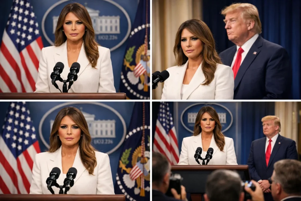 "The Lies Must Stop": First Lady Melania Trump Breaks Silence on Epstein in Stunning White House Address