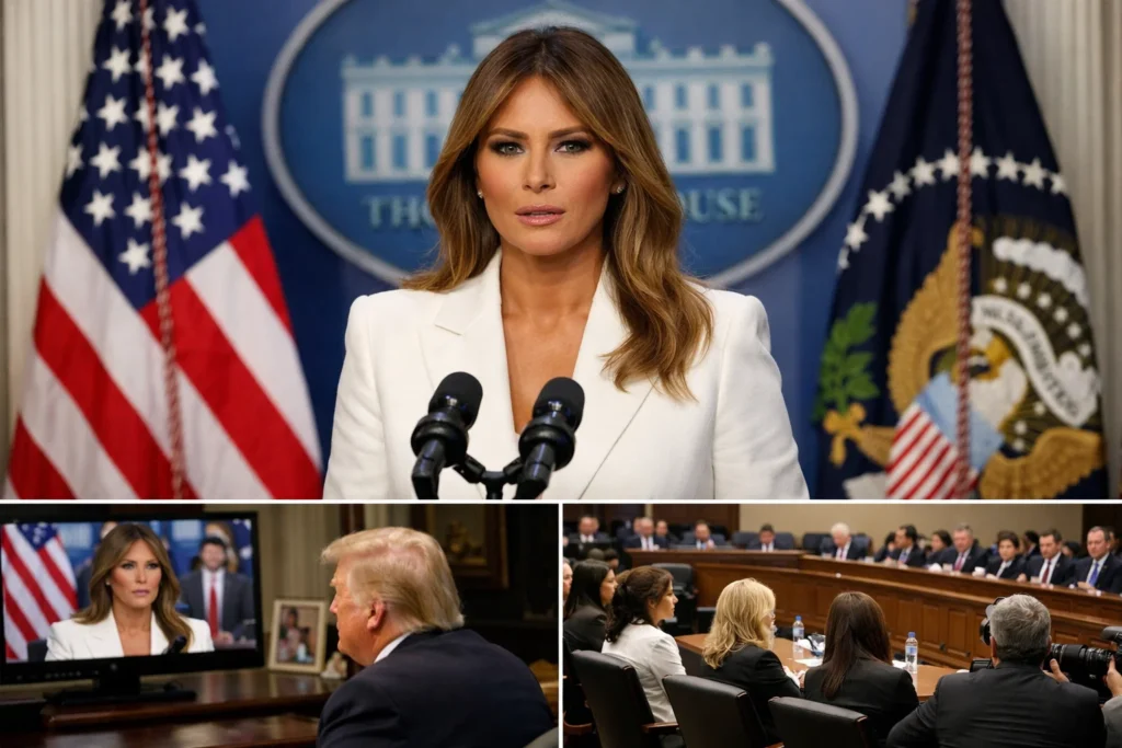 "The Lies Must Stop": First Lady Melania Trump Breaks Silence on Epstein in Stunning White House Address