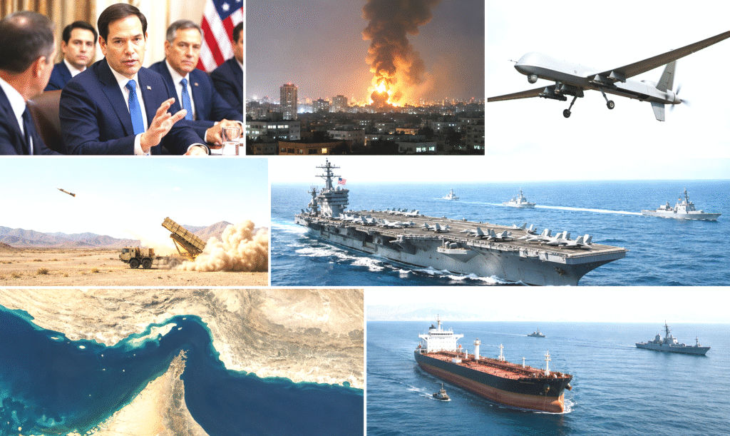 "A Pretty Solid Thing on the Table": Rubio Says Iran Deal Is Days Away But US Just Struck Again, Iran Downed a Drone, and the Strait Is Still Shut