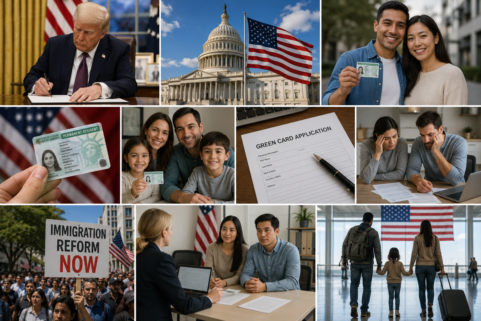 "Pack Your Bags Before You Apply": Trump's Surprise Green Card Rule Ends 50 Years of US Immigration Law - Spouses of Citizens, Workers, and Refugees All Affected