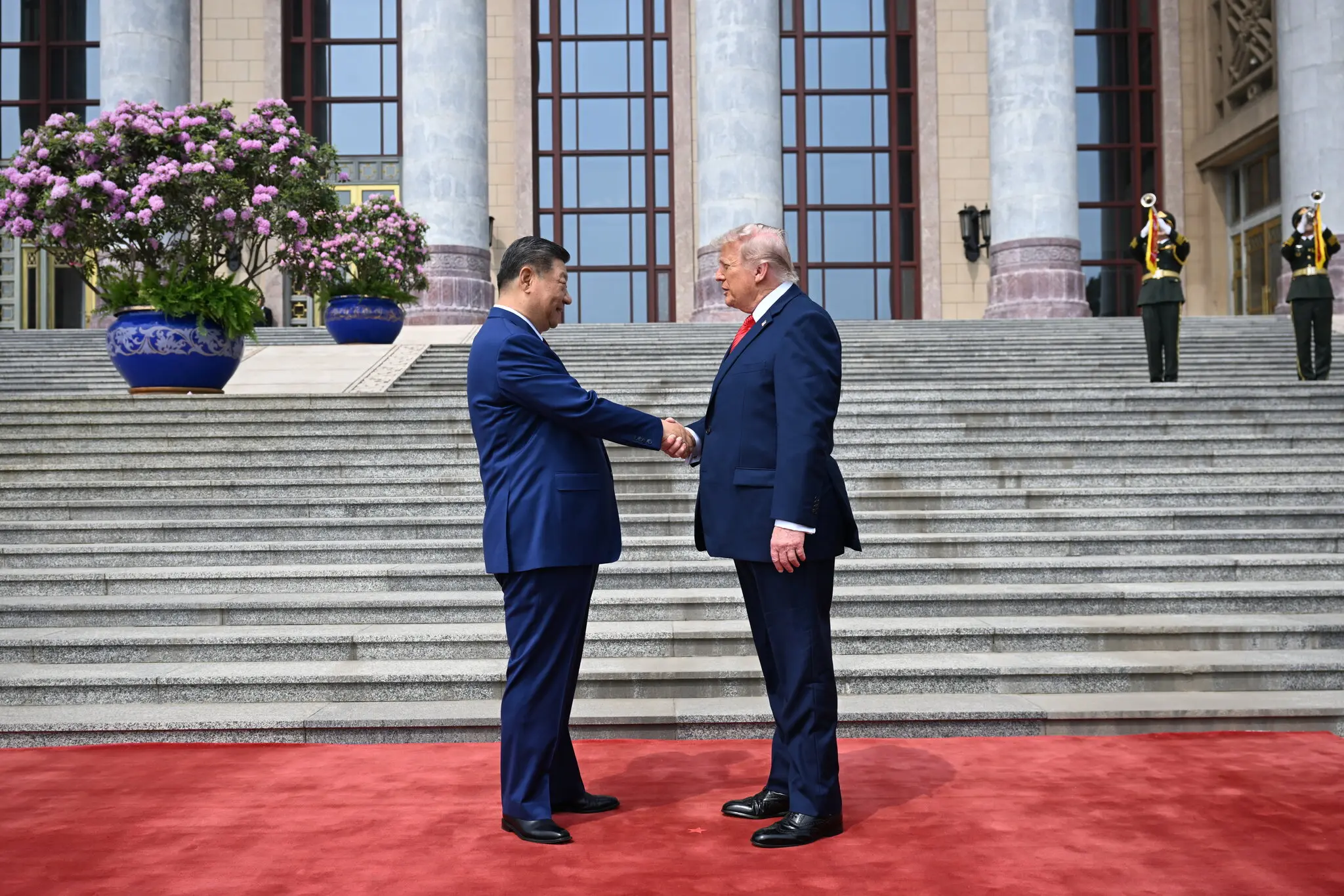 "Partners, Not Rivals": Trump Arrives at Beijing's Great Hall of the People - Musk, Cook, and Huang in Tow as the World's Most Consequential Summit Begins