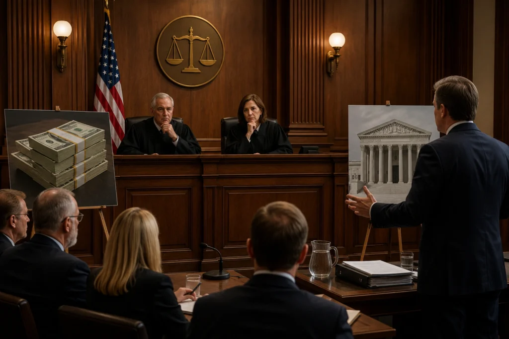 "A Fraud on the Court": Two Federal Judges Now Reviewing Trump's $1.8 Billion Fund as 35 Former Judges Call It Taxpayer Looting