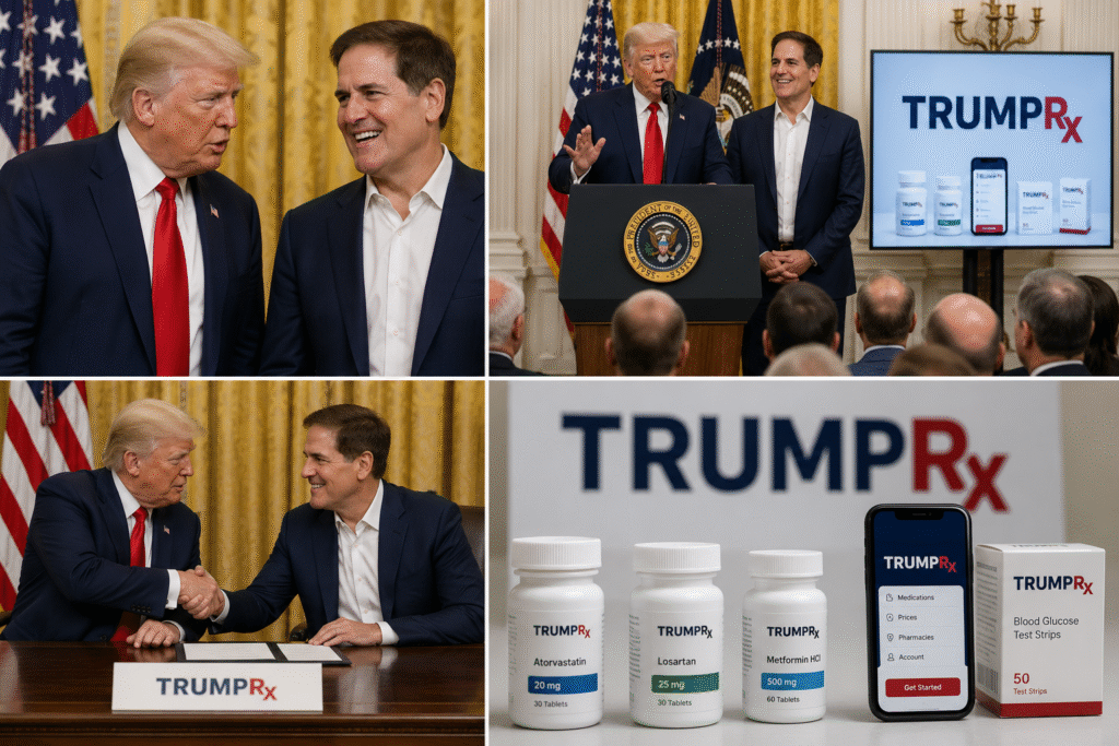 "He Made a Big Mistake" - But Now They're Business Partners: Mark Cuban Joins Trump on the White House Stage to Launch TrumpRx Expansion