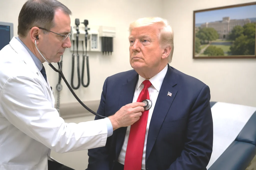 Almost 80 and Under the Microscope: Trump Walks Into Walter Reed for His Annual Physical And The Whole Country Is Watching the Results
