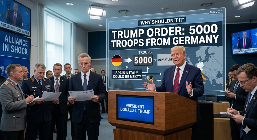 "Why Shouldn't I?" Trump Pulls 5000 Troops From Germany as NATO Scrambles for Answers — Spain and Italy Could Be Next