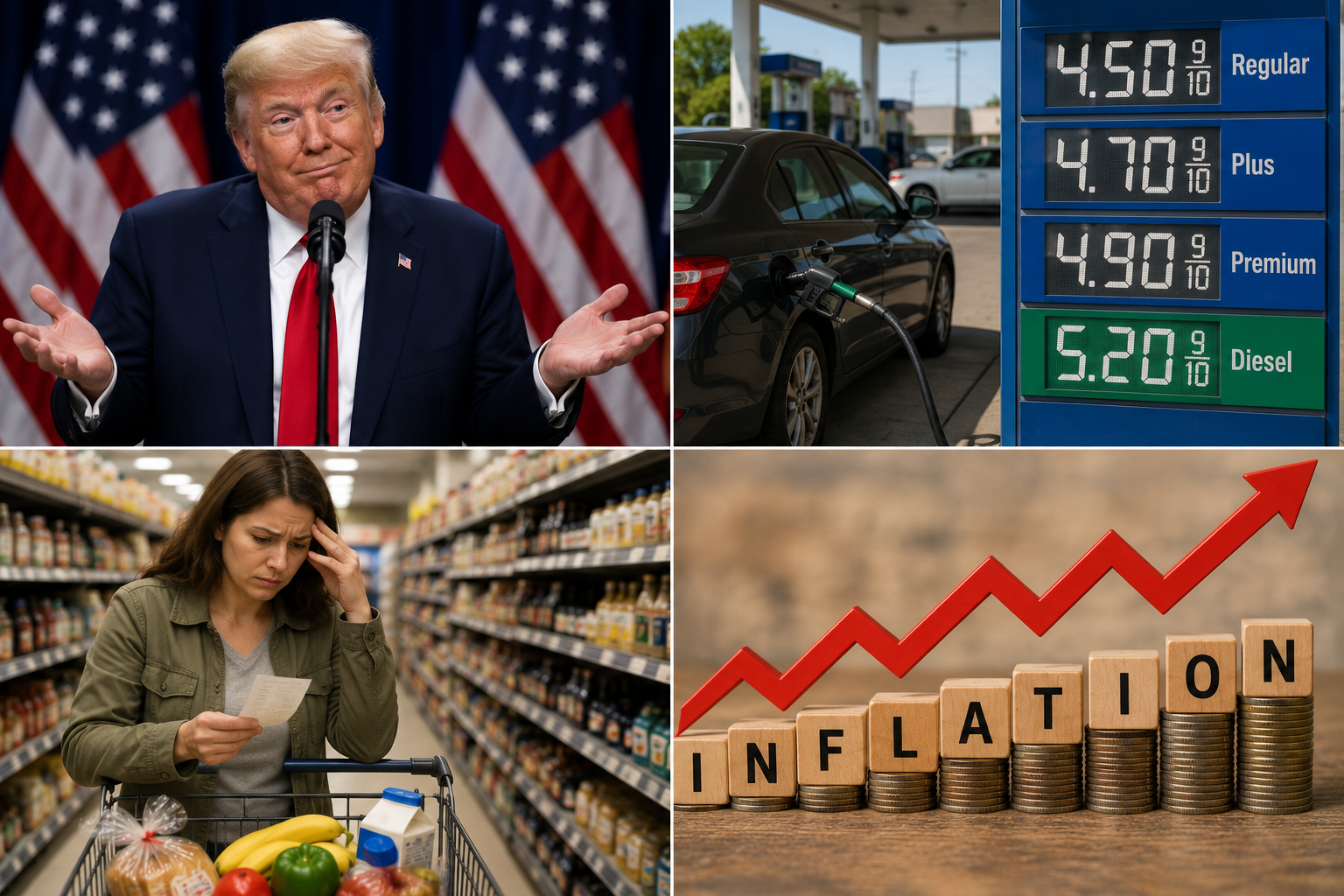 "Not Even a Little Bit": Trump's Most Controversial Iran Comment Yet - $4.50 Gas, 3.8% Inflation, and a President Who Says Your Wallet Doesn't Factor In