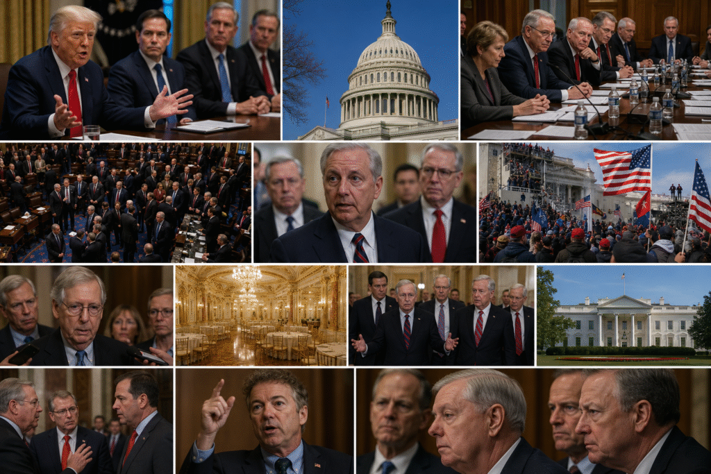 "Senators Are Not Happy": The Week Trump Finally Pushed Senate Republicans Too Far - Ballroom Funding, Jan. 6 Slush Fund, and a War Powers Vote That Nearly Broke the GOP Caucus