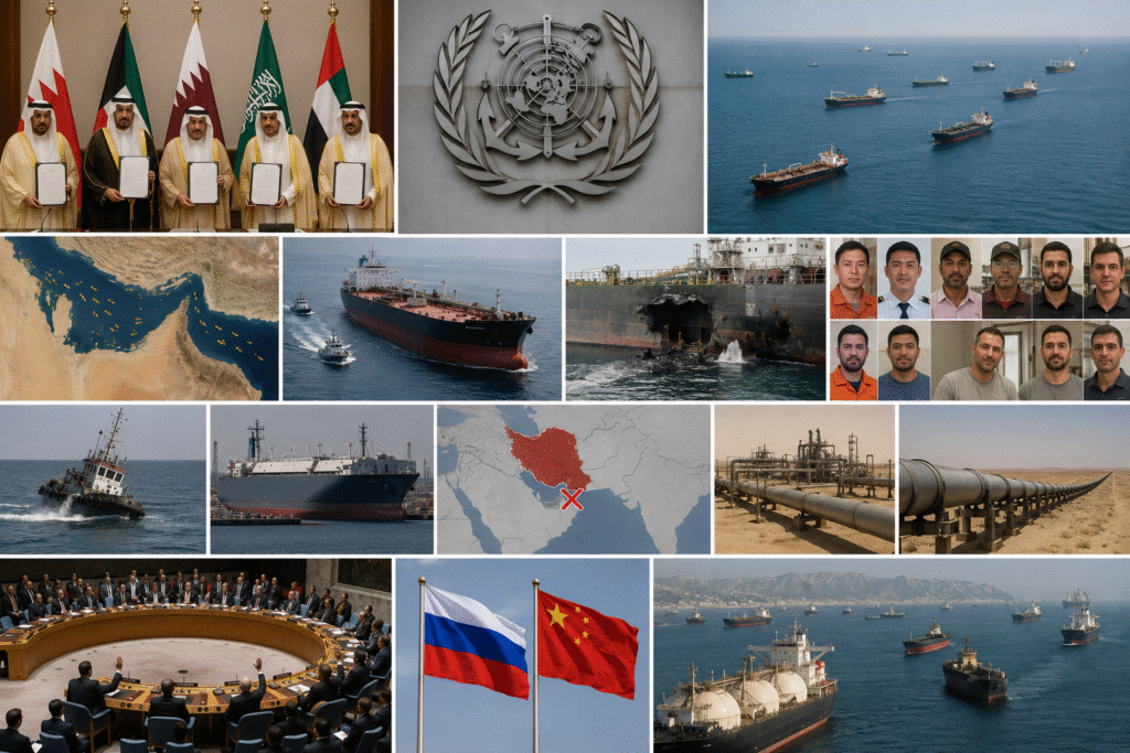 "Do Not Engage": Five Gulf Nations Issue Unprecedented Warning - Reject Iran's Hormuz Authority and Tell Ships to Ignore Tehran's Route Orders