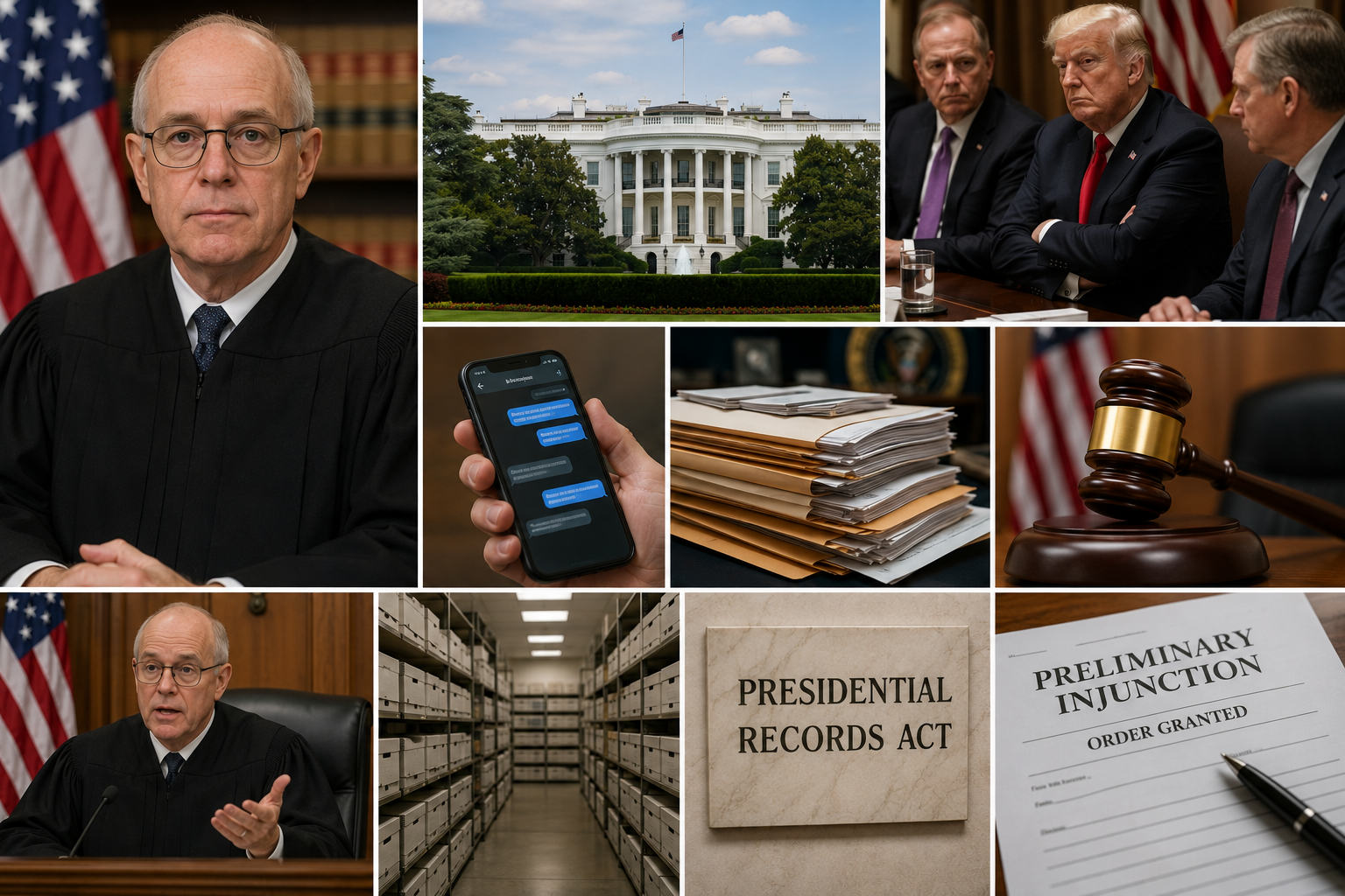 "No One Is Above This Law": Judge Bates Orders White House to Preserve Signal Messages and All Records - Blocking Trump's DOJ From Shredding History