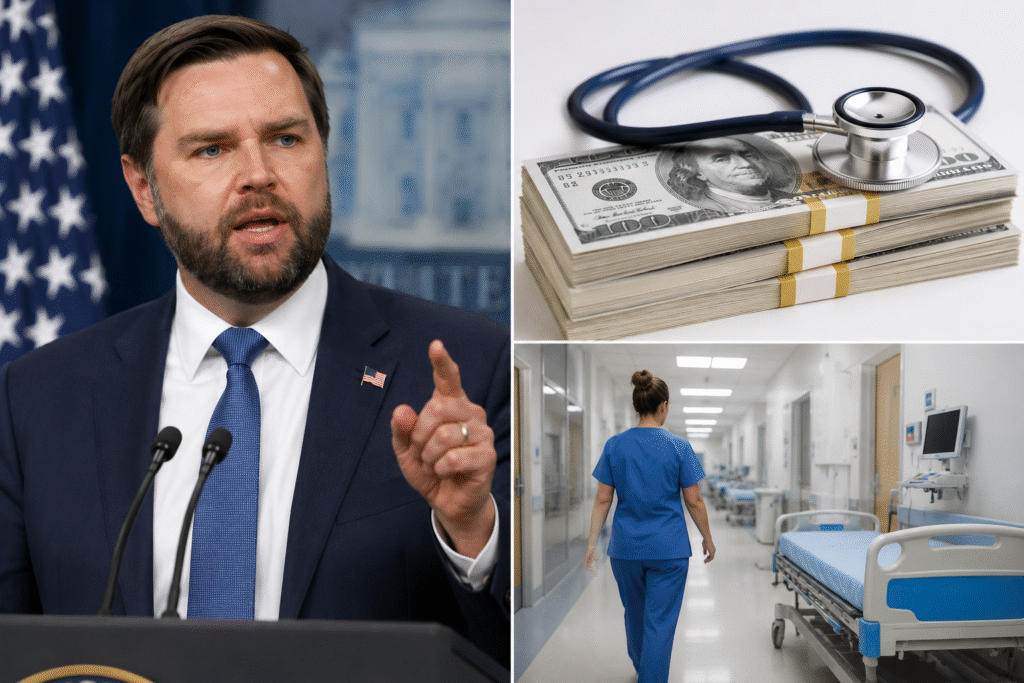 "We're Going to Turn Off the Money": Vance's Fraud Task Force Hits California with $1.3 Billion Medicaid Freeze - 800 Hospices Suspended, 50 States Put on Notice