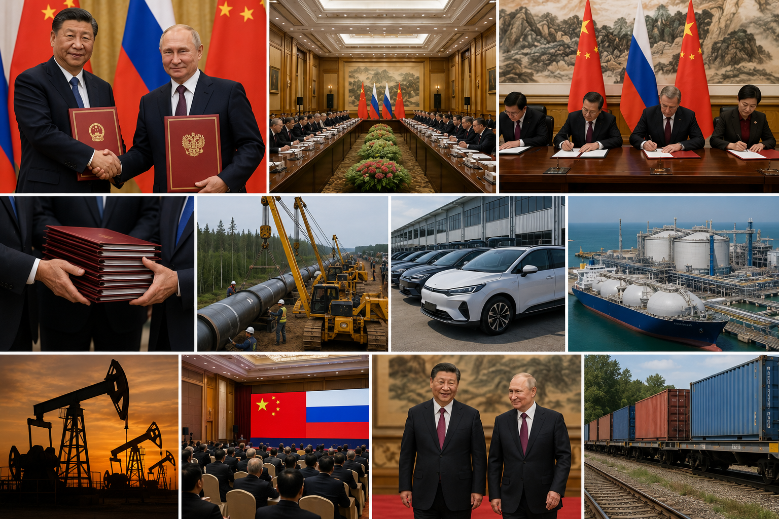 "The Highest Level in History": Xi and Putin Sign 40+ Deals in Beijing - From Gas Pipelines to Electric Vehicles, the China-Russia Trade Machine Is Running at Full Speed