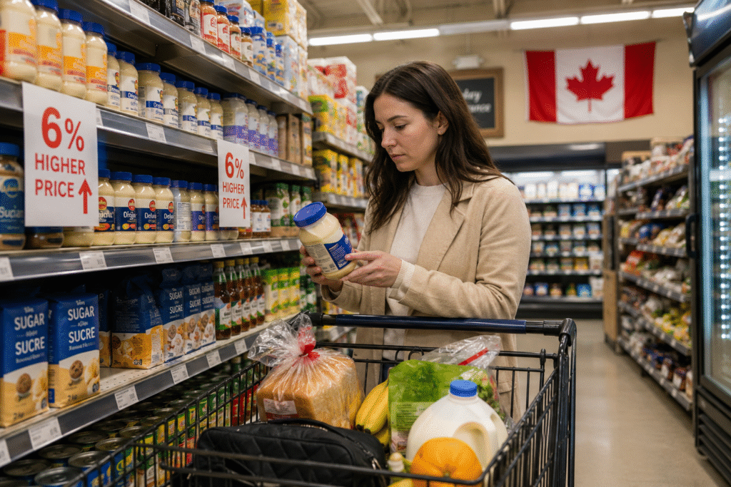 "You Paid for It": Bank of Canada Report Confirms Canada's Counter-Tariffs Raised Prices 6% — And Retailers Used "Tariff Banners" to Make Sure You Knew Who to Blame