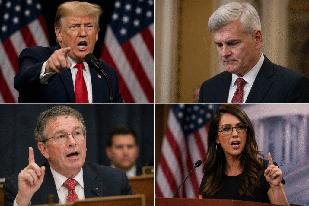 "Vote the Bum Out!": Trump Turns Cassidy's Louisiana Defeat Into a Loaded Gun - Now It's Aimed at Thomas Massie, and Lauren Boebert Is in the Crosshairs Too