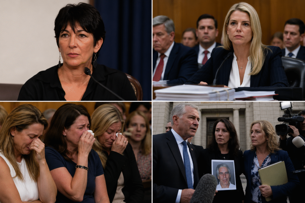 "The Rich Were Protected, My Name Was Exposed": Officials Face Epstein Testimony Demands - Maxwell Questioned, Bondi Subpoenaed, Survivors Break Down in West Palm Beach