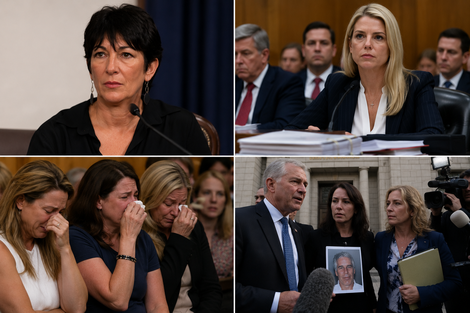 "The Rich Were Protected, My Name Was Exposed": Officials Face Epstein Testimony Demands - Maxwell Questioned, Bondi Subpoenaed, Survivors Break Down in West Palm Beach