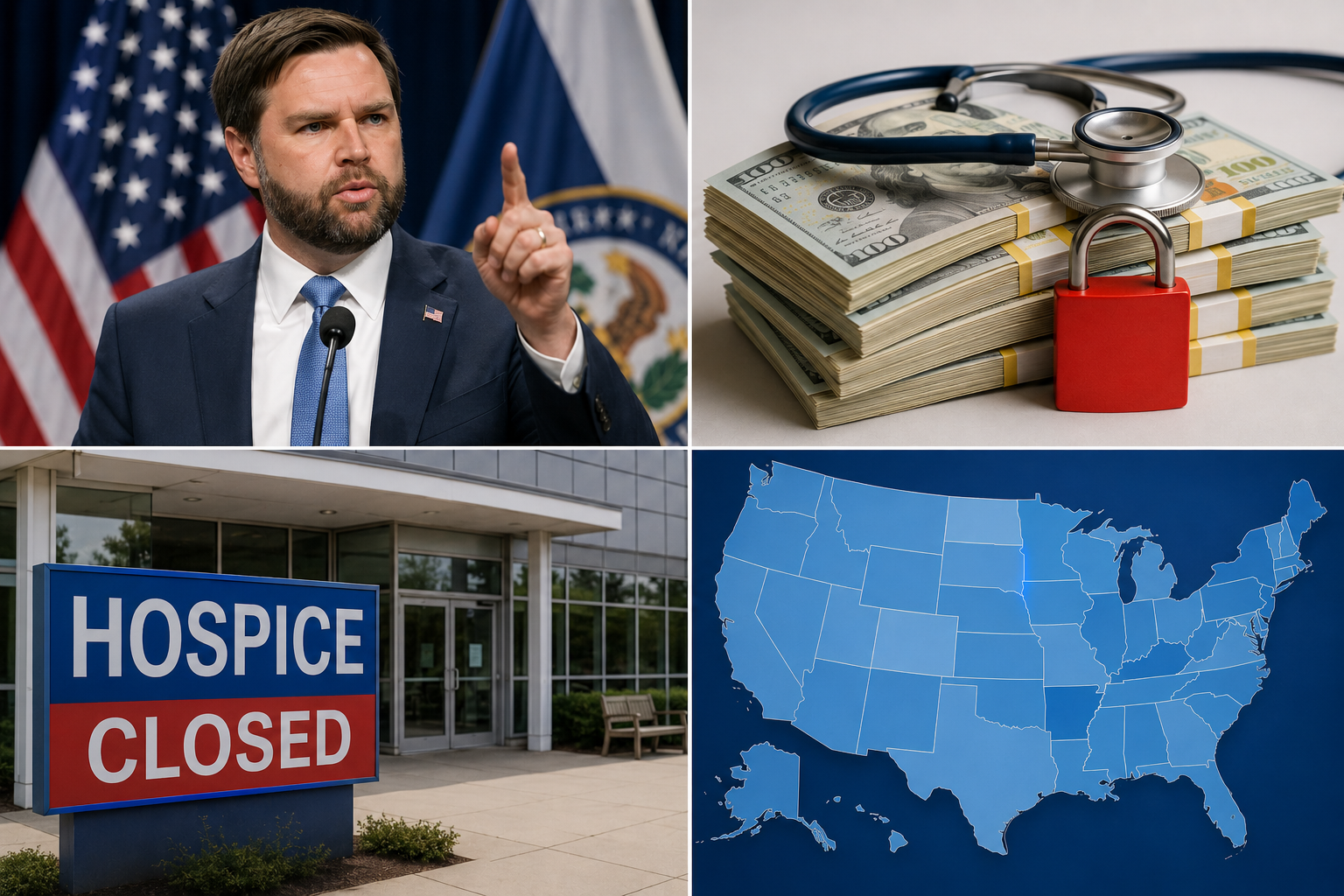 "We're Going to Turn Off the Money": Vance's Fraud Task Force Hits California with $1.3 Billion Medicaid Freeze - 800 Hospices Suspended, 50 States Put on Notice