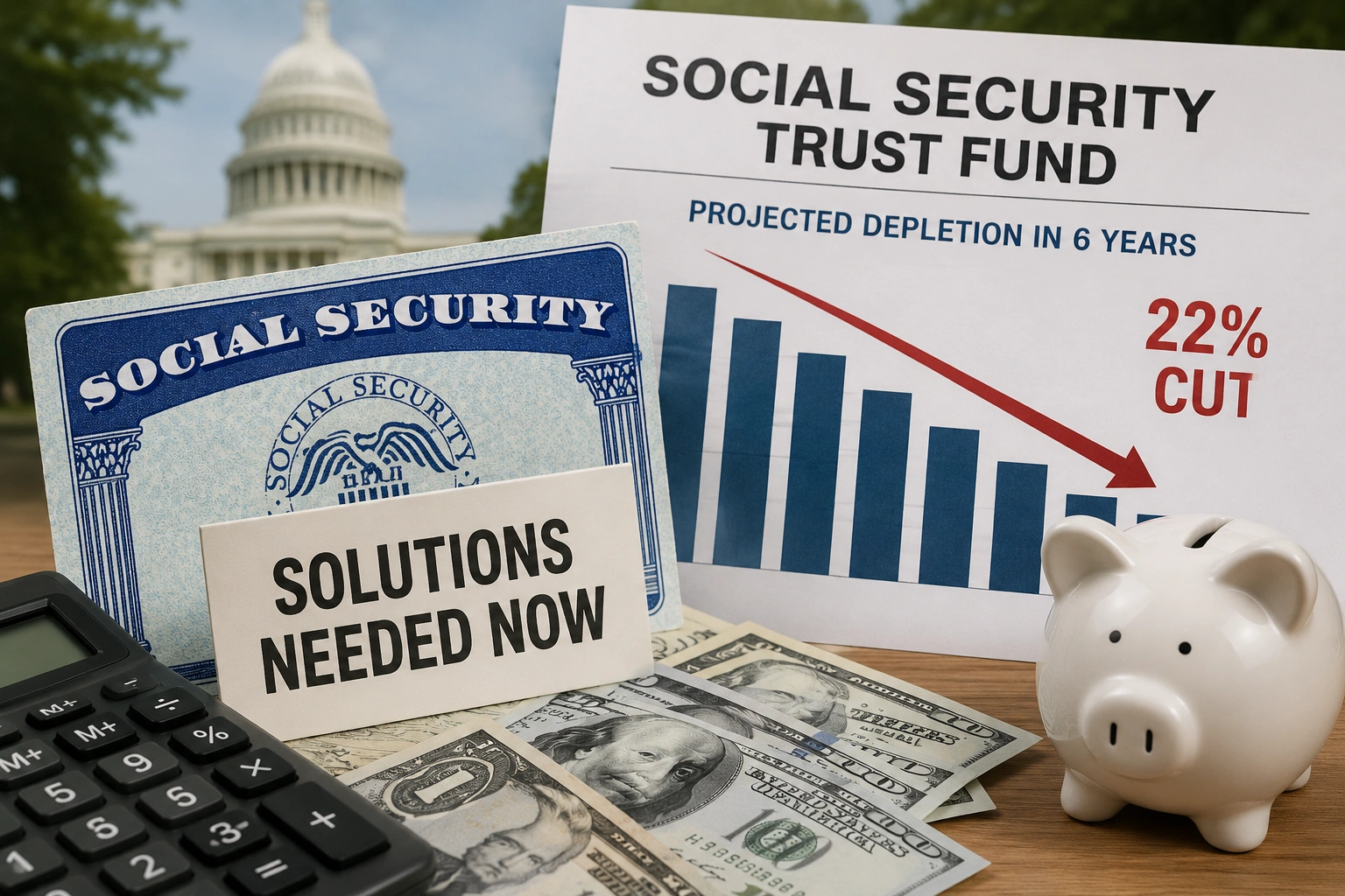 Social Security Solvency Solutions Needed Now: CRFB Trust Fund Warning Shows 22 Percent Cut Coming in Just Six Years