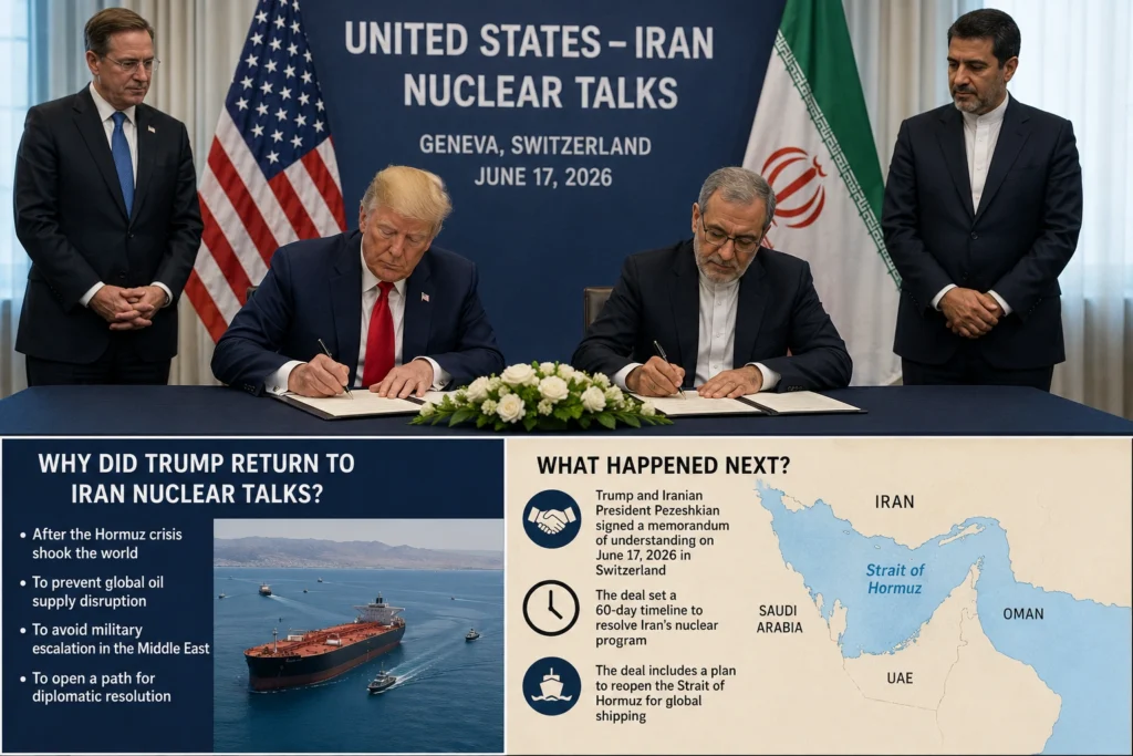 Why Did Trump Returns to Iran Nuclear Talks After Hormuz Crisis Shook the World and This is What Happened Next