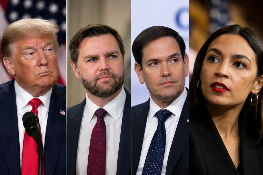Trump Compare Vance and Rubio? Dream Team vs AOC: The Real 2028 Political Showdown Nobody Saw Coming