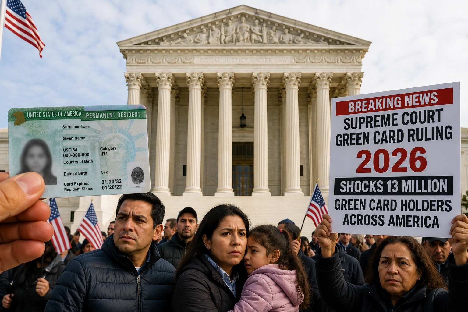 Supreme Court Green Card Ruling 2026 Shocks 13 Million Green Card Holders Across America