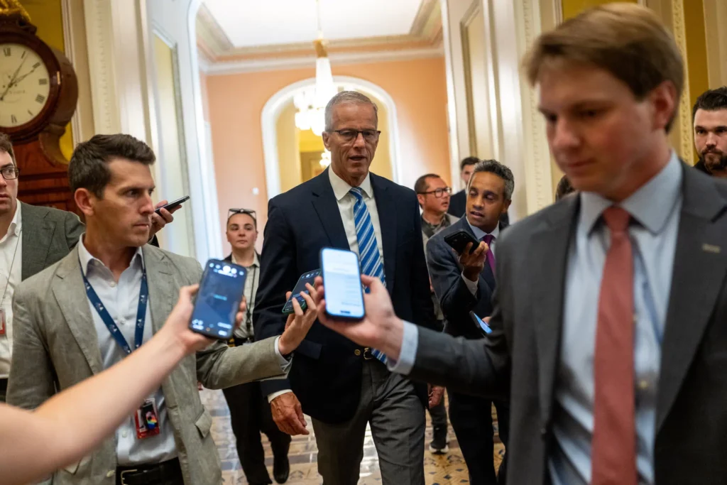John Thune Trump Feud Boils Over Election Bill Fight