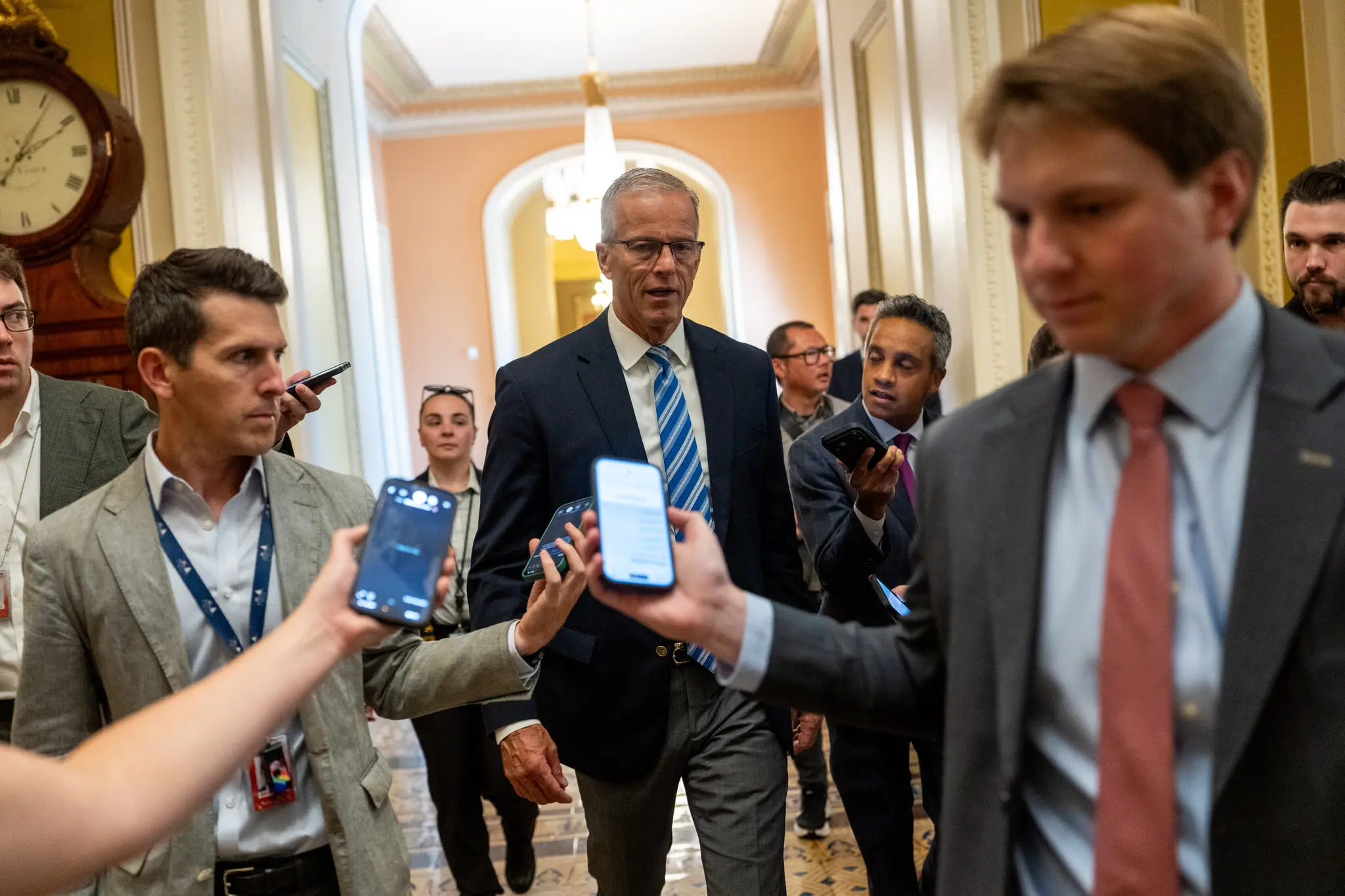 John Thune Trump Feud Boils Over Election Bill Fight