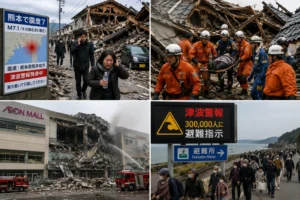 Kumamoto Earthquake Kills 13, Mall Collapse Traps Dozens