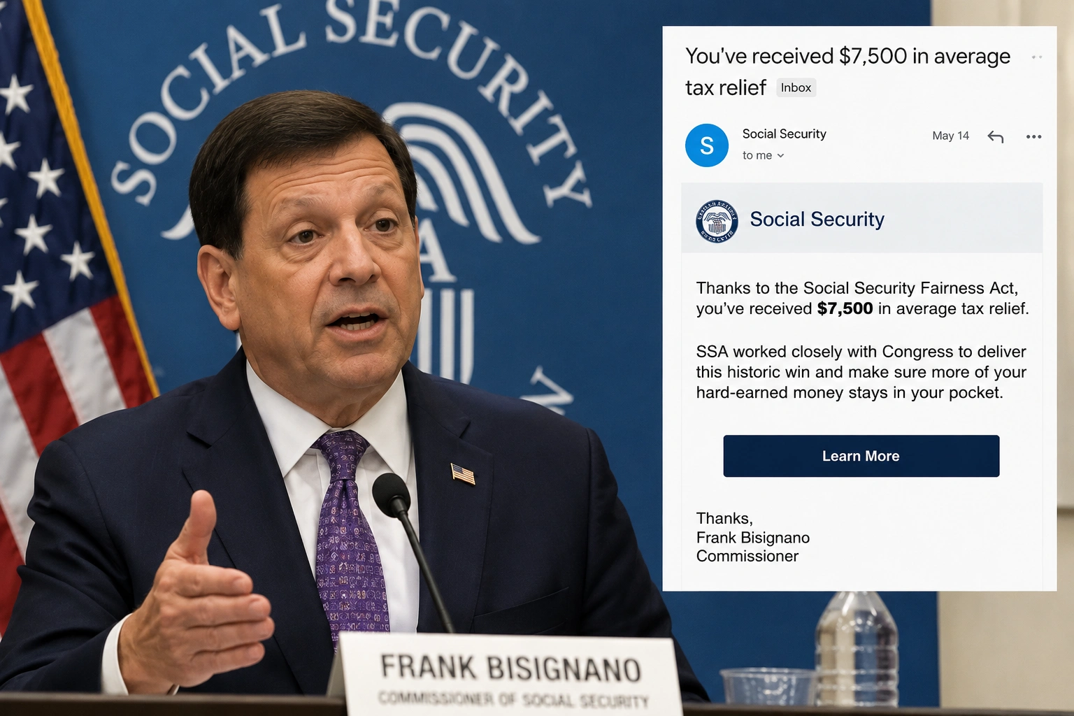 Frank Bisignano Social Security Email Sparks $7,500 Firestorm
