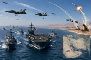 US Resumes Naval Blockade of Iran With 20 Warships and Day Four of Airstrikes as Gulf Countries Intercept Iranian Missiles and Drones