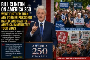 Bill Clinton on America 250 Went Further Than Any Former President Dared, and Half of America Immediately Took Sides