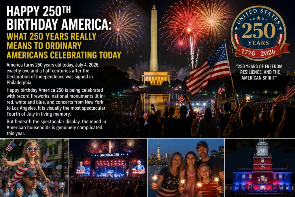 Happy 250th Birthday America: What 250 Years Really Means to Ordinary Americans Celebrating Today