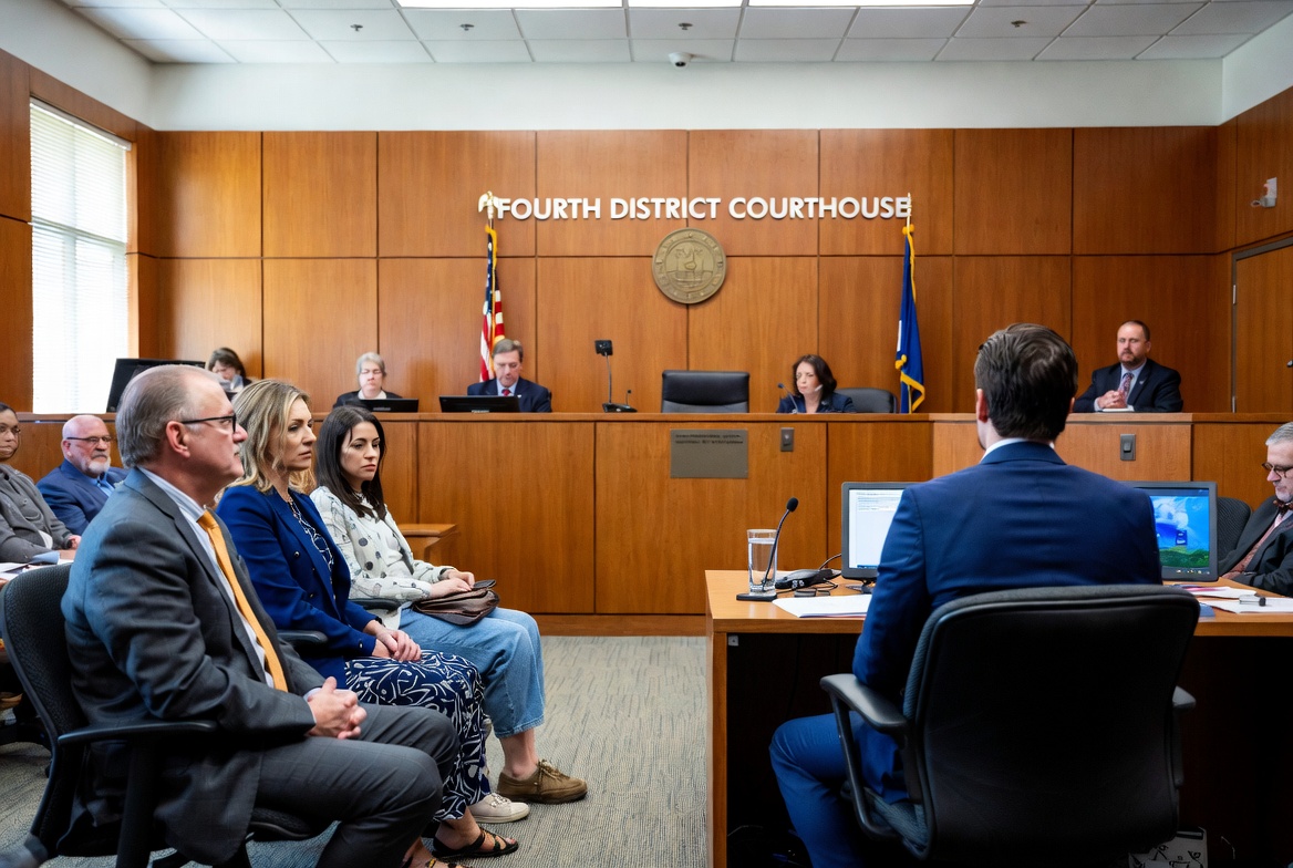 Erika Kirk Faces Her Husband's Accused Killer Feet Away as Death Penalty Hearing Opens in Provo